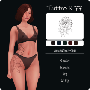 Tatouage N77