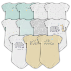 Pyjama doux pour bébé avec animaux