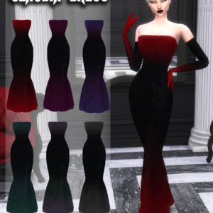 Robe Claudia (Collection Société Sanguine)