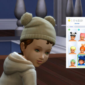 Chapeau pompon Pumped Up pour bébés