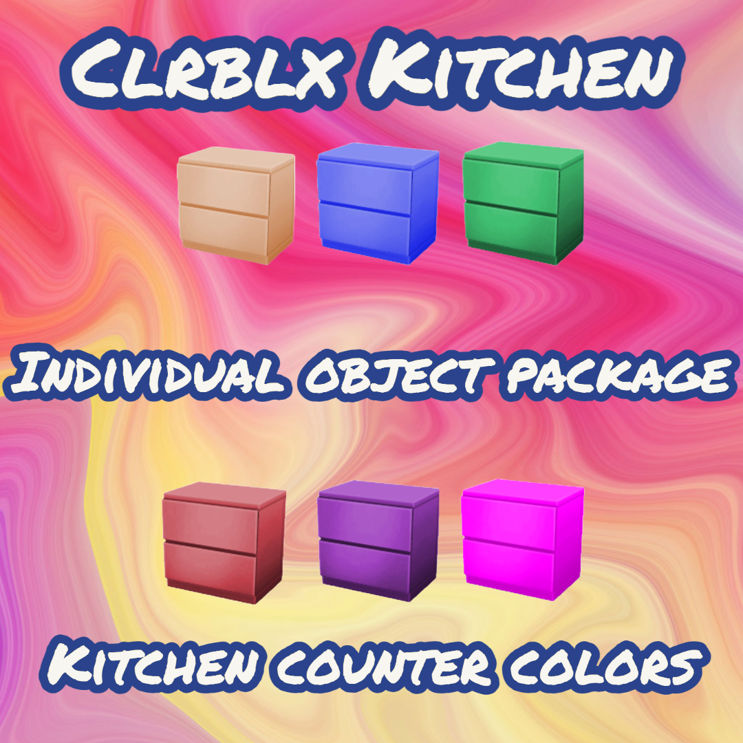 Comptoirs de cuisine Clrblx paquet individuel