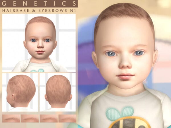 Base para cabello y cejas para bebés