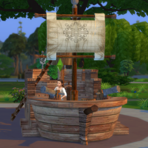 Vaisseau pirate de l'aire de jeux - Remplacement par défaut