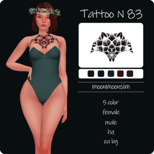 Tatouage N83