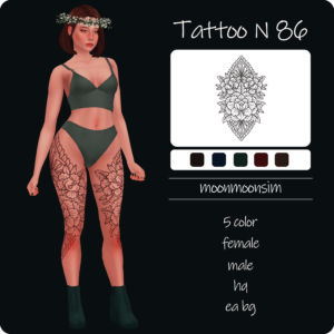 Tatouage N86