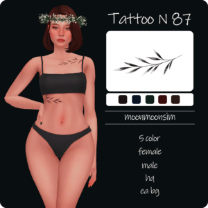 Tatouage N87