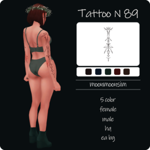 Tatouage N89