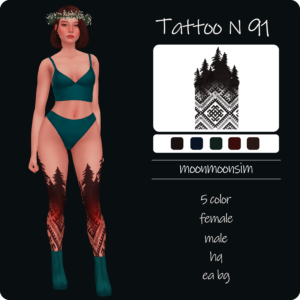 Tatouage N91