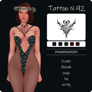Tatouage N92