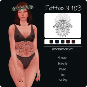 Tatouage N103