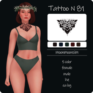 Tatouage N81