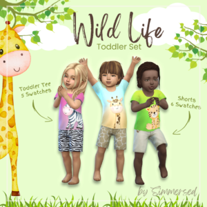 Ensemble pour bambins Wild Life