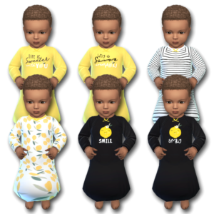 Chemise de nuit pour bébé Lemon Squeeze