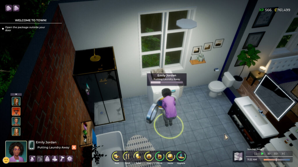 Gameplay lessive Life By You