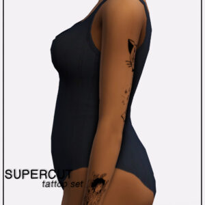 Set de tatouages Supercut