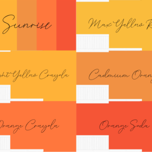 Fonds d'écran Coolors Custom Palette - Lever de soleil