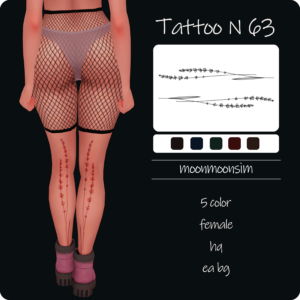 Tatouage N63