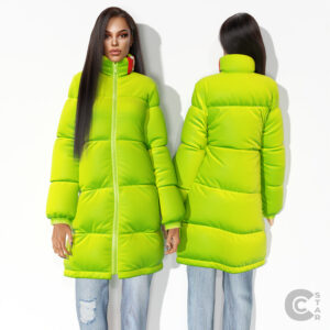 Veste longue bouffante
