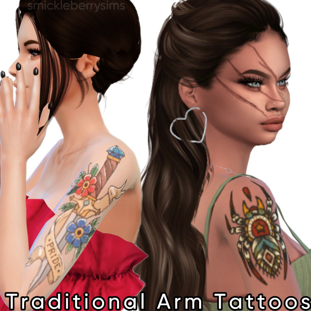 Tatouages traditionnels sur le bras