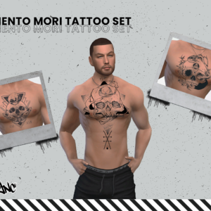 [VHSync] Memento Mori Tattoo Set