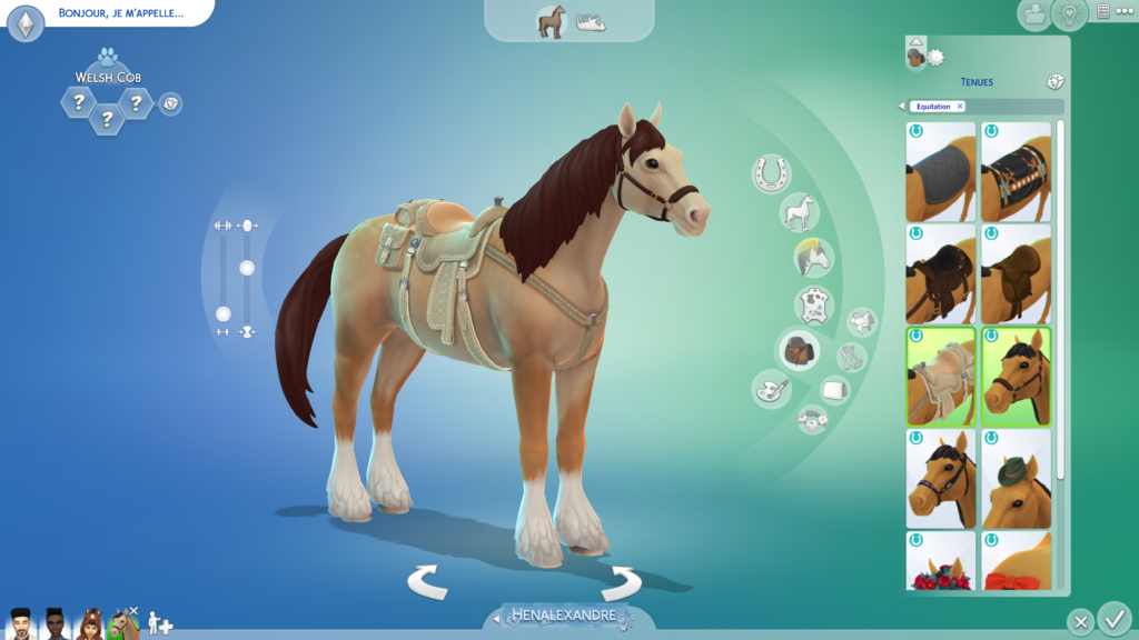 Creating your own horse in The Sims 4 Ranch Life