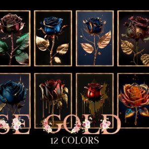 PEINTURES MURALES OR ROSE