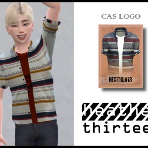 Chemise rayée avec tee-shirt - Enfants