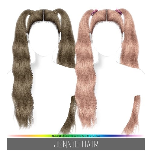 Les cheveux de Jennie de Simpliciaty