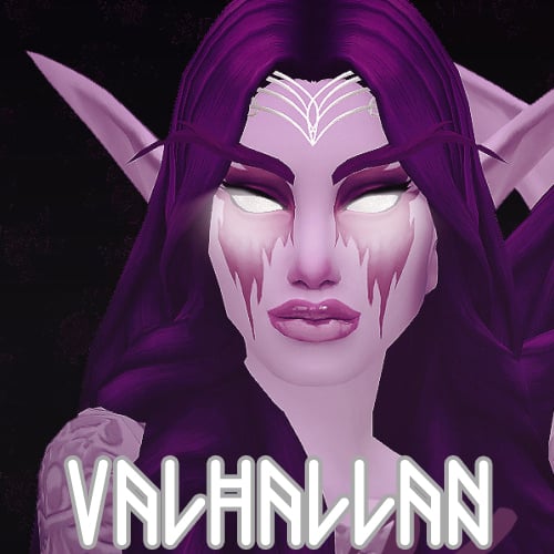 KALDOREI : Peinture faciale inspirée des elfes de la nuit par Valhallan