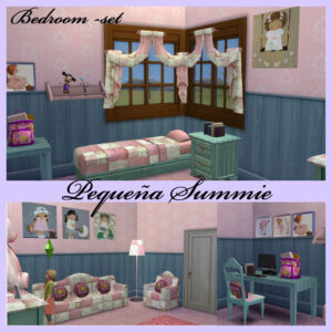 GM_Summie Petit ensemble de chambre à coucher