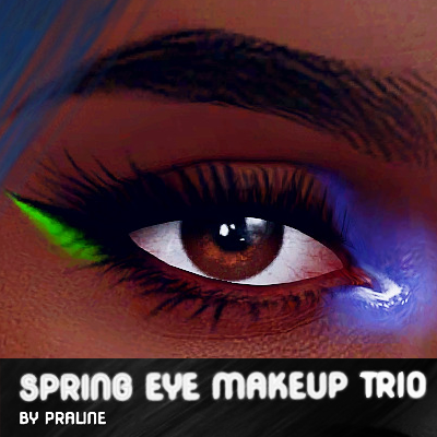 Trio de maquillage des yeux pour le printemps
