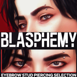 Blasphème Piercings aux sourcils