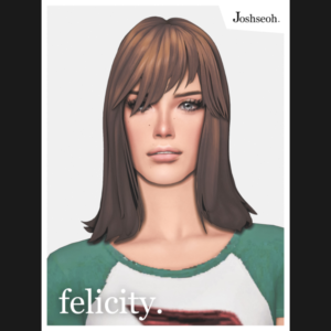 Felicity Hair (Maxis Match Version)