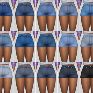 [Veranka] Short en denim Amelia