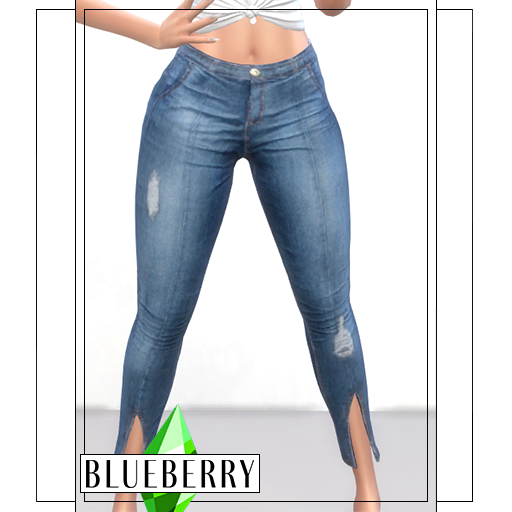 Blueberry - Jeans taille haute Influencer