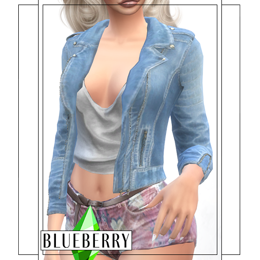 Blueberry - Veste en jean Julia