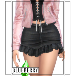 Blueberry - Jupe en jean Alma