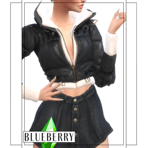 Blueberry - Aspen Crop Jacket