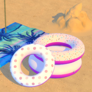 Pneus pour piscine Flamingo