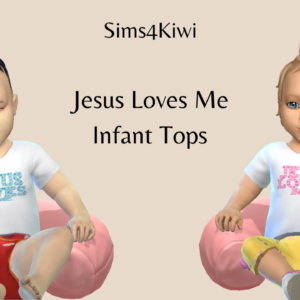 Hauts pour bébés Jesus Loves Me