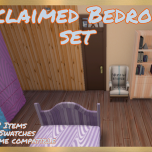 Ensemble de chambre à coucher récupéré