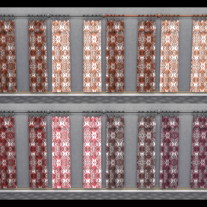 Simple Curtains Damask Recolours