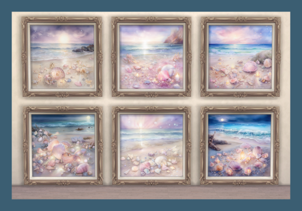 Vende pinturas de conchas