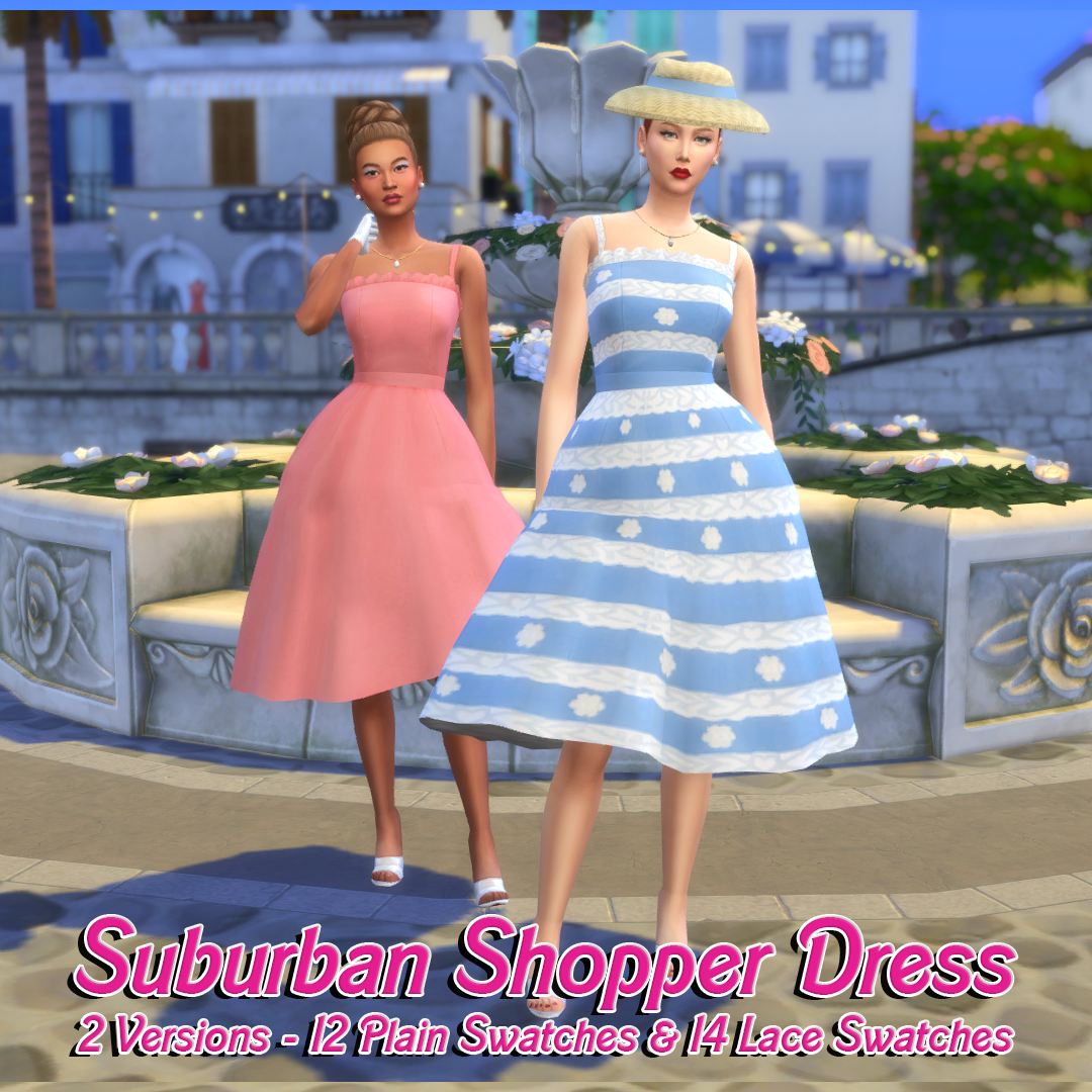 Suburban Shopper Dress [De-laced Version] - JaviTrulove x Ice-CreamForBreakfast