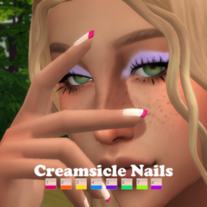 Collab AC-Creamsicle Nails-Summer Treats