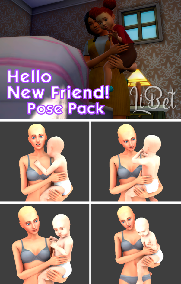 Hello new friend - Pose Pack