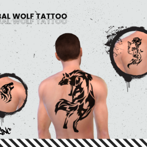 [VHSync] Tatouage de loup tribal