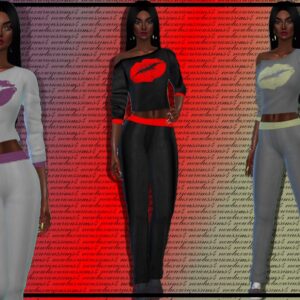 newluxurioussms4 Kiss Me Now Sweat Suit