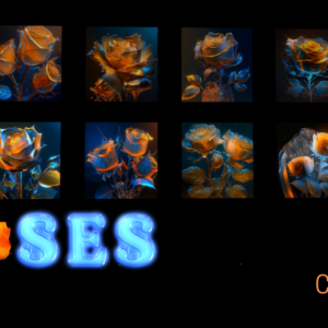 BLEU ORANGE ROSES