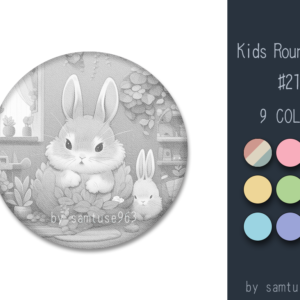 Tapis rond pour enfants #21
